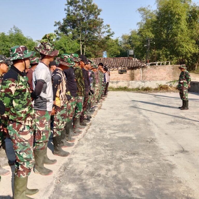 Kedisiplinan Lewat Apel Pagi Jadi Fondasi Pelaksanaan TMMD Reguler ke-129 Sukoharjo