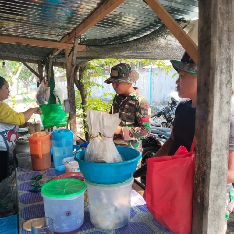 Pelaksanaan TMMD di Parangjoro Dongkrak Omzet Warung Lokal