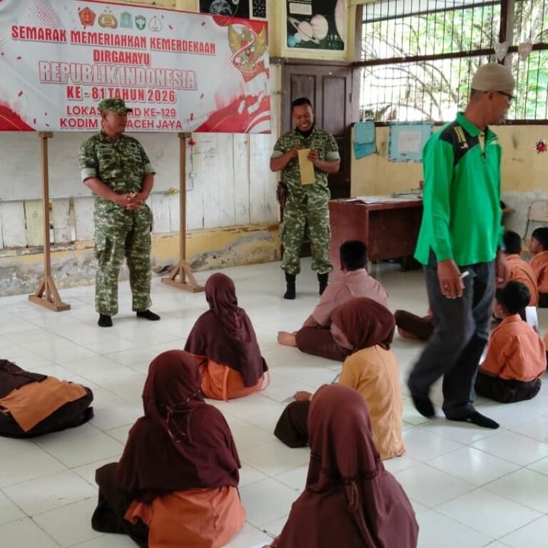 Sorak Gembira Warnai Lomba Rangking Satu di SD Negeri 4 Pasie Raya