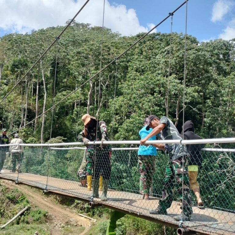 Tahap Akhir: Pipa Pegangan dan Jaring Keamanan Dipasang di Jembatan Pattuku–Lemo
