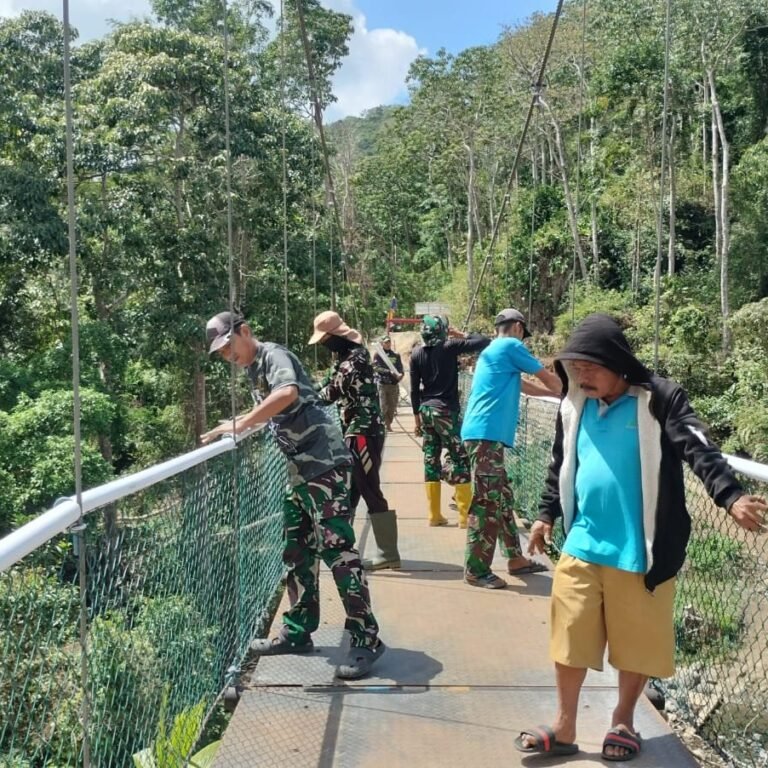 Langkah Akhir Pembangunan: Pipa Pegangan dan Jaring Pengaman Jembatan Pattuku–Lemo Terpasang