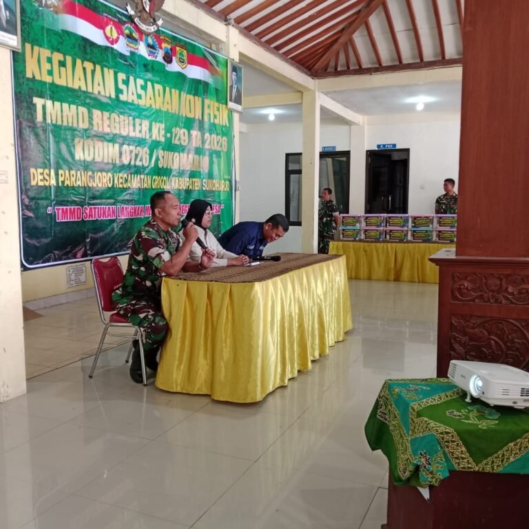 TMMD 129: Wasbang untuk Menumbuhkan Kesadaran Berbangsa di Parangjoro