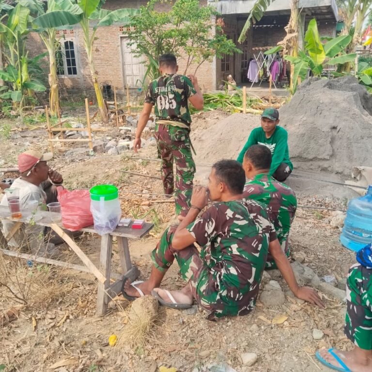 Waktu Teh di Parangjoro: Saat TMMD Membuka Ruang Silaturahmi