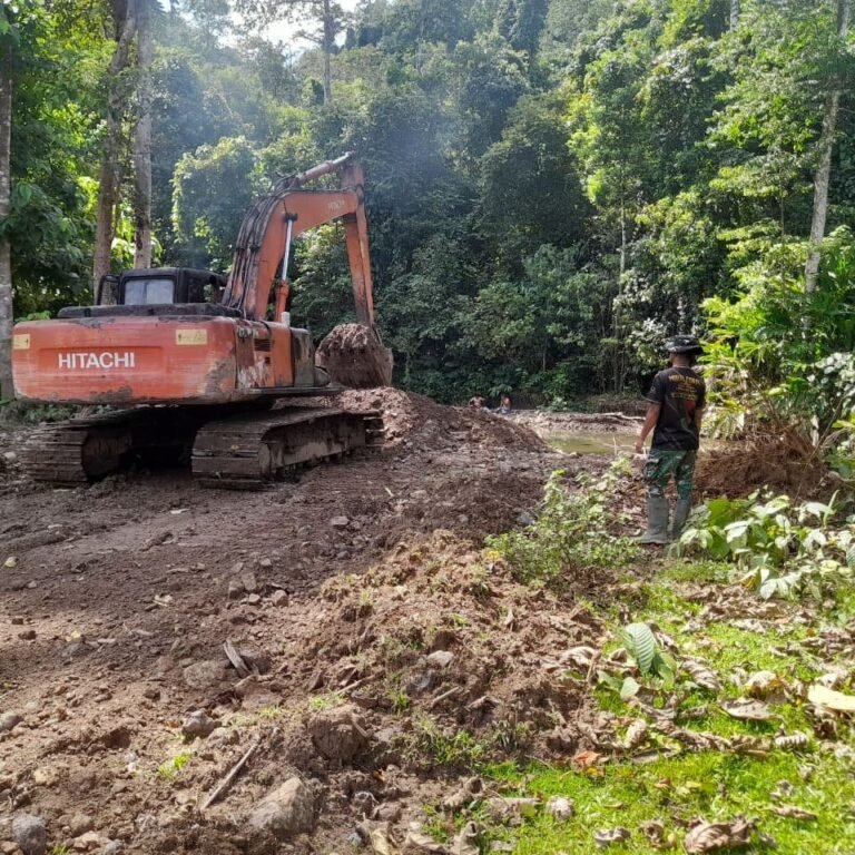 Pekerjaan Peningkatan 4,2 Km Jalan Sarah Raya Dipercepat dengan Alat Berat