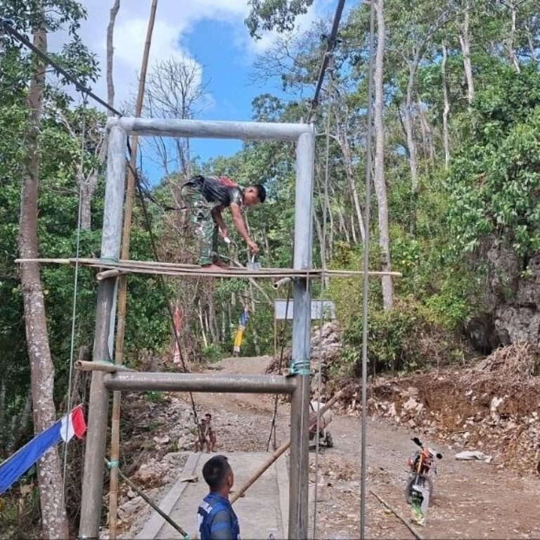 Warna Baru di Jembatan Pattuku-Lemo, Upaya Pelestarian Fasilitas TMMD 129