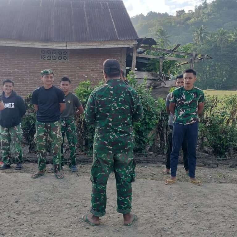 Kedisiplinan Pada Apel Pagi Jadi Fondasi Pelaksanaan TMMD di Bontocani