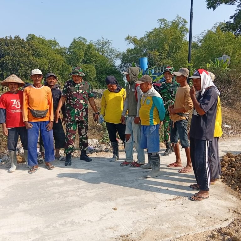 Kepedulian Danramil 09/Grogol Bikin Warga Parangjoro Tak Ragu Bergotong Royong