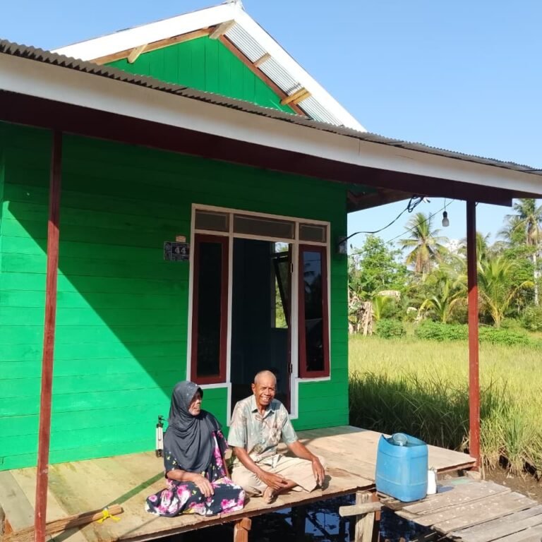 Setelah Direhabilitasi, Kai Birhasani Nikmati Rumah Baru di Tamban Bangun