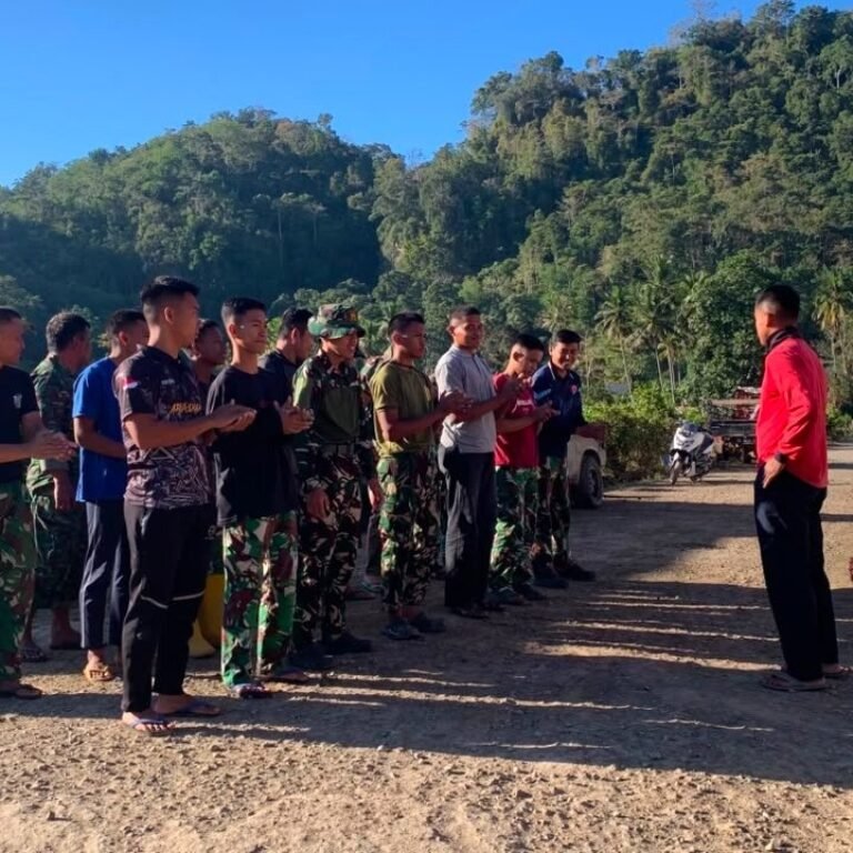 Barisan Pagi Jadi Titik Awal Persiapan Satgas TMMD di Kecamatan Bontocani