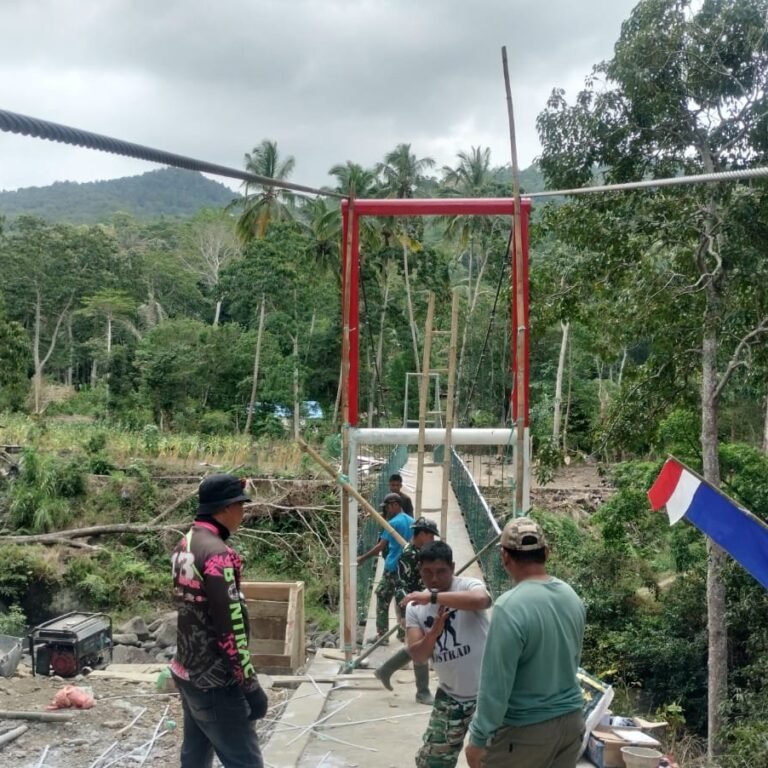 Pekerjaan Pengecatan Jembatan Pattuku-Lemo Dilakukan Secara Bertahap