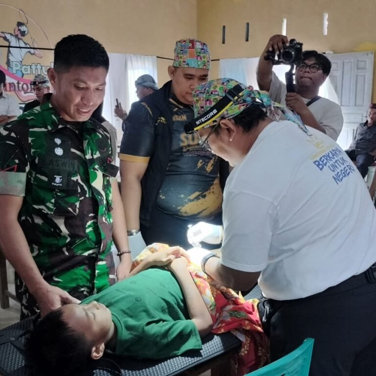TMMD ke-129 Hadirkan Layanan Sunat Massal untuk Warga Pattuku