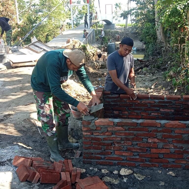 Jejak Pembangunan: Prasasti Jadi Identitas Pembangunan Jembatan Gantung TMMD di Bone