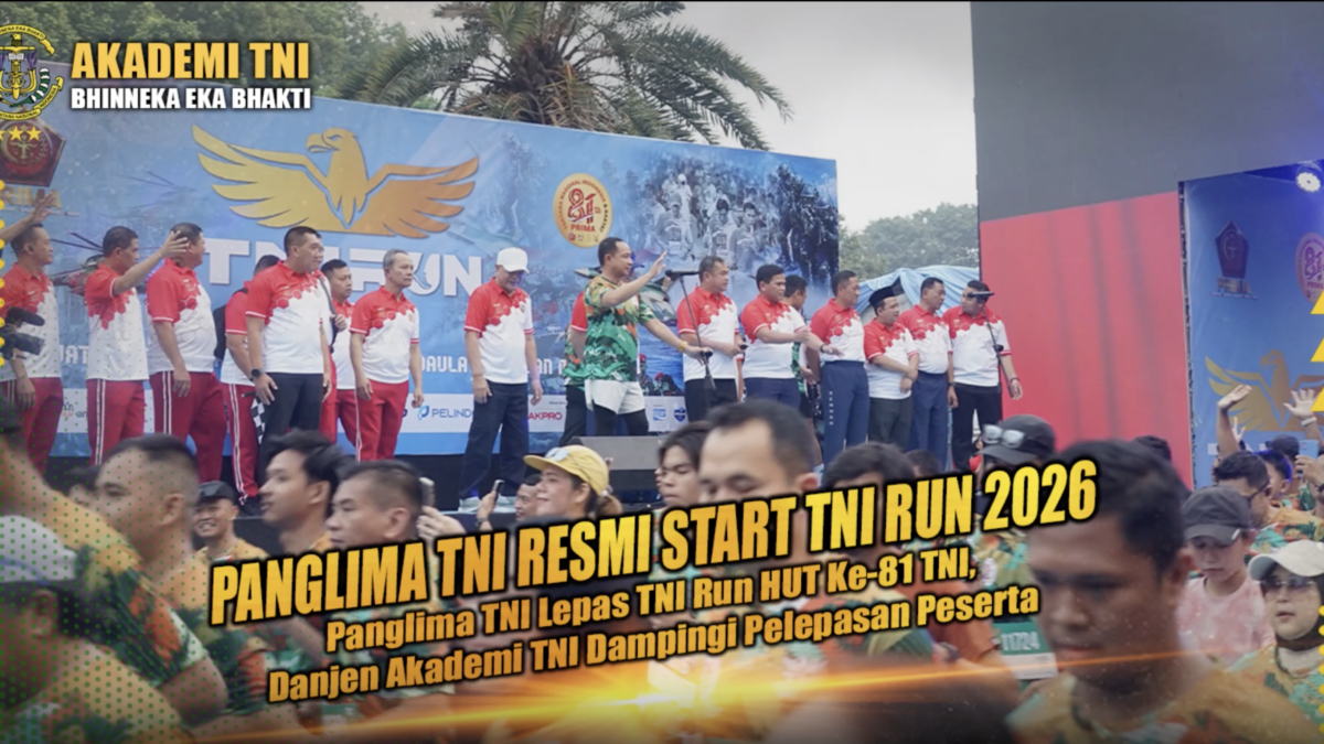 Pangliam TNI Lepas TNI Run di Monas