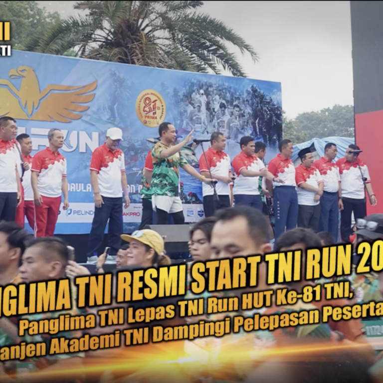Pangliam TNI Lepas TNI Run di Monas