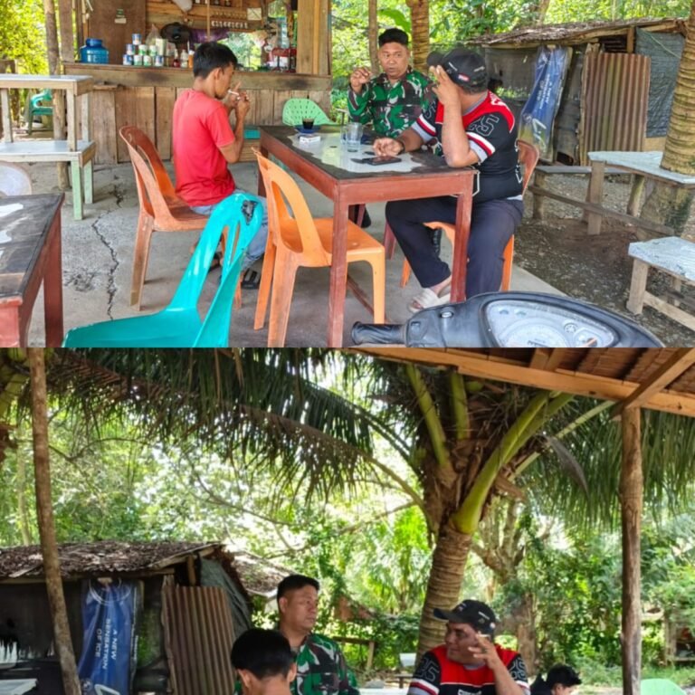 Cegah Karhutla dari Pintu ke Pintu, Babinsa Kaway XVI Sambangi Warga