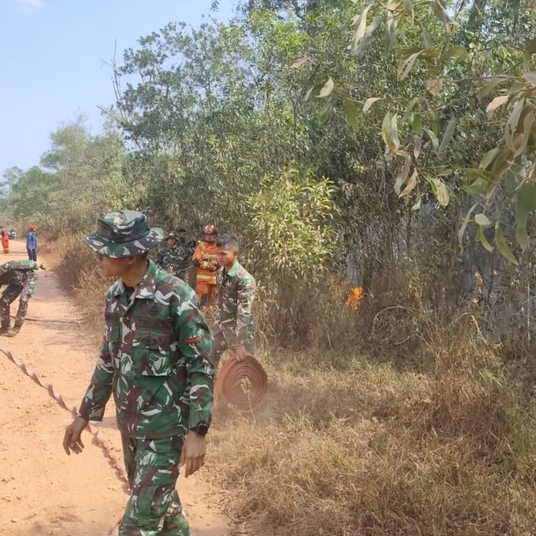 Tak Sampai Meluas, Karhutla di Jalan PBR Bengalon Berhasil Dikendalikan Tim Gabungan
