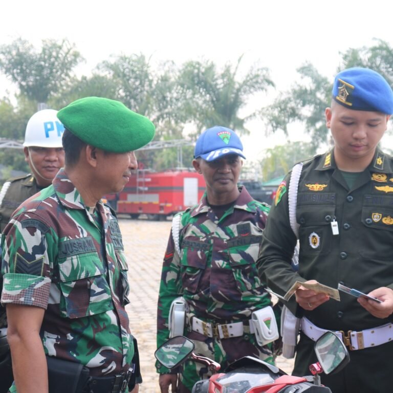 Kodim 0909/Kutai Timur Jalani Pemeriksaan Gaktib, 15 Kendaraan Dicek Bersama Administrasinya