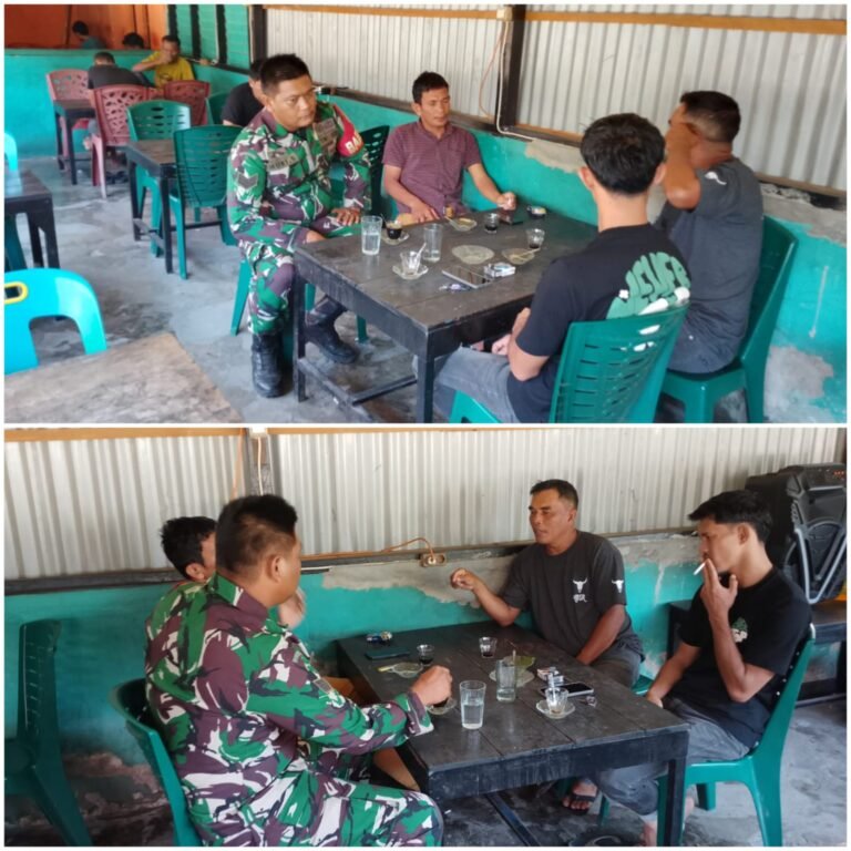 Komsos Babinsa di Simeulue Jadi Ruang Warga Sampaikan Kondisi Wilayah