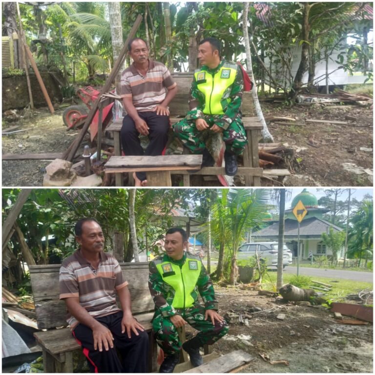 Warga Desa Ana’o Diingatkan Segera Laporkan Persoalan Kampung kepada Babinsa dan Bhabinkamtibmas