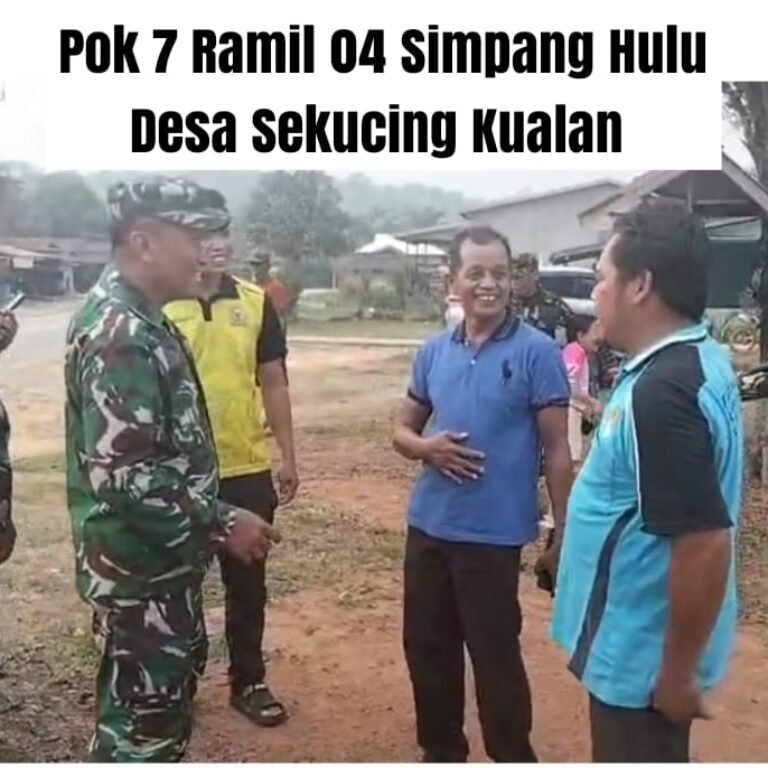 Satgas Penyuluhan Karhutla Mabes TNI Intensif Edukasi Masyarakat Di Wilayah Kabupaten Ketapang