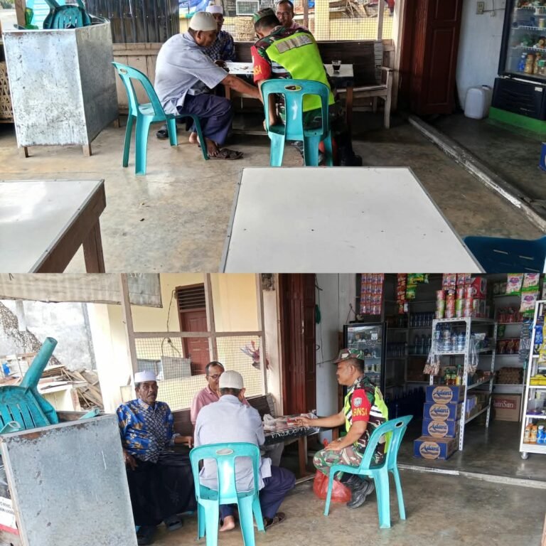 Dari Komunikasi Langsung, Babinsa Bubon Pantau Perkembangan Situasi di Desa Liceh