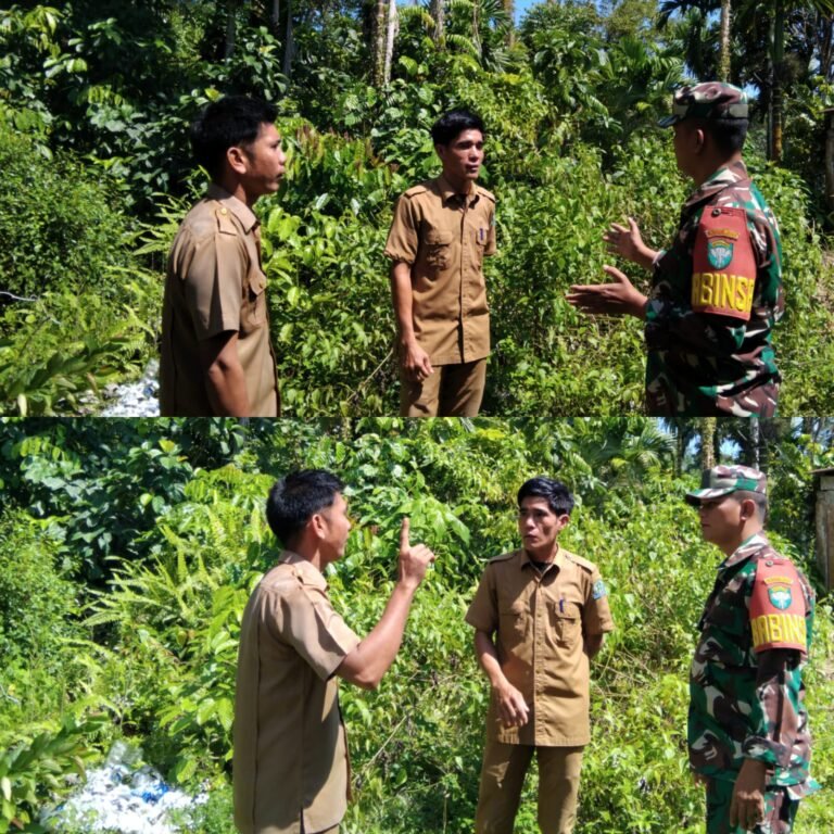Komsos Babinsa Kodim 0115/Simeulue Soroti Risiko Kebakaran dari Aktivitas Membersihkan Lahan
