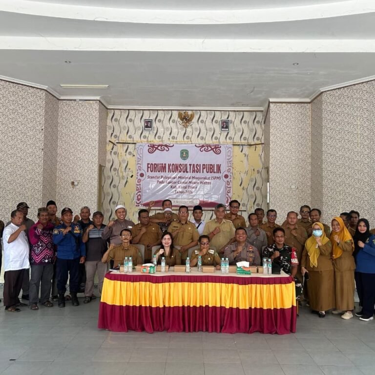 Babinsa Koramil 0909-03 Hadiri Forum Pelayanan Publik di Muara Wahau