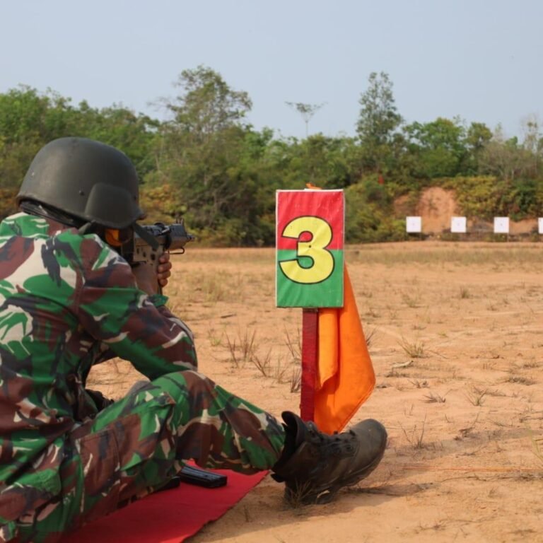 Latihan Menembak Kodim 1010/Tapin Digelar untuk Memelihara Keterampilan Prajurit
