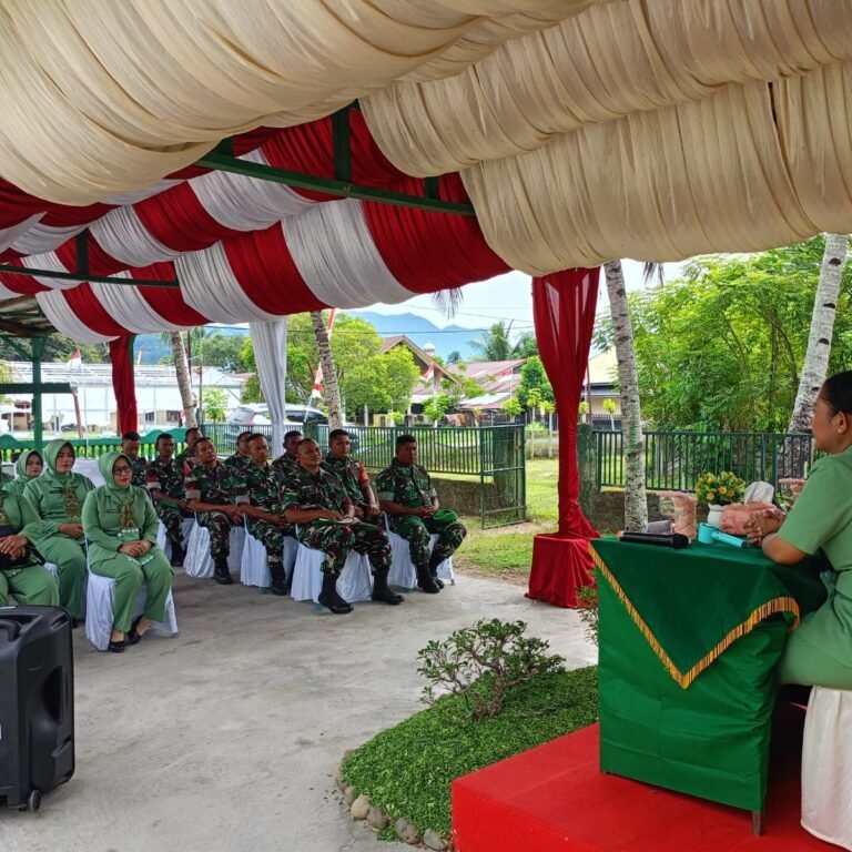 Tinjau Koramil 01/Jaya, Dandim Aceh Jaya Tekankan Pengabdian dan Larangan Narkoba