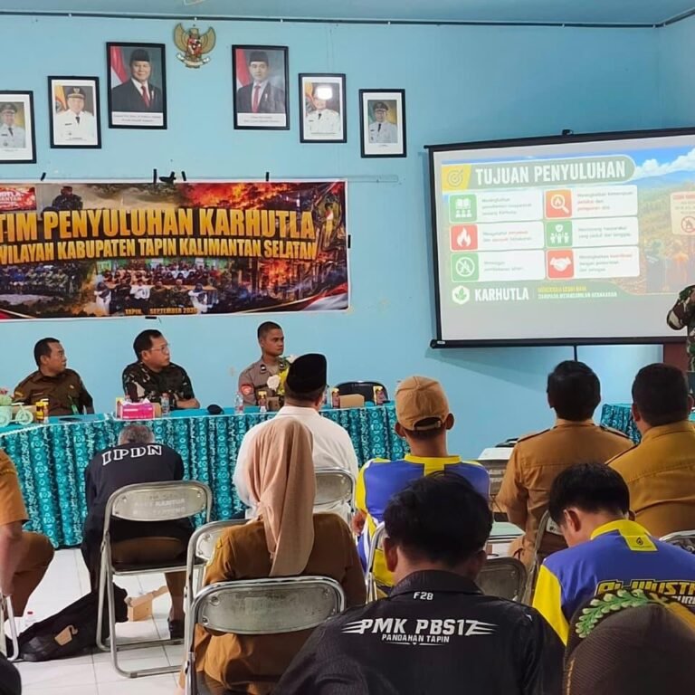 Edukasi Karhutla oleh Mabes TNI Dijalankan di Tapin Tengah