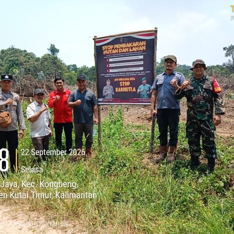 Petugas Gabungan Pantau Areal Kemitraan PT DSN Group Hindari Titik Api