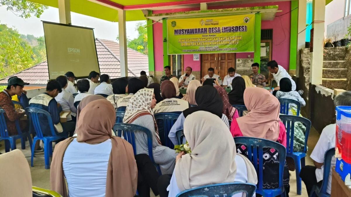 Penyusunan RKPDes 2027: Babinsa Serka Ruwandi Hadiri Musrenbangdes Buniin Jaya