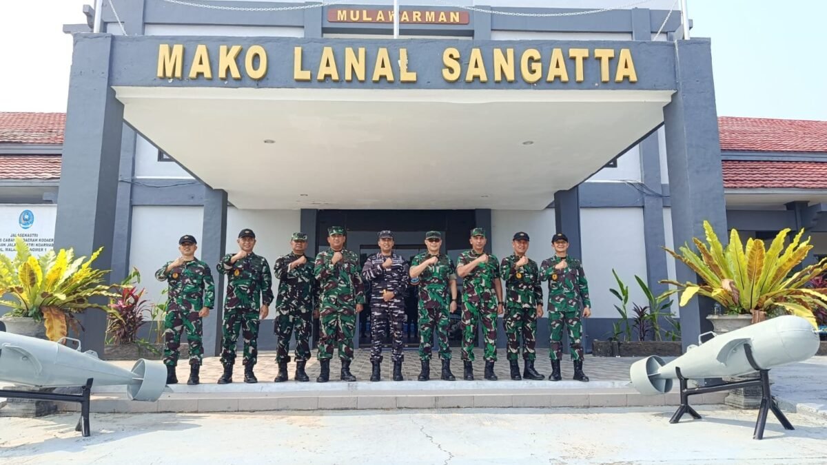 Anjangsana Sesko TNI ke Lanal Sangatta Bertujuan Pererat Komunikasi