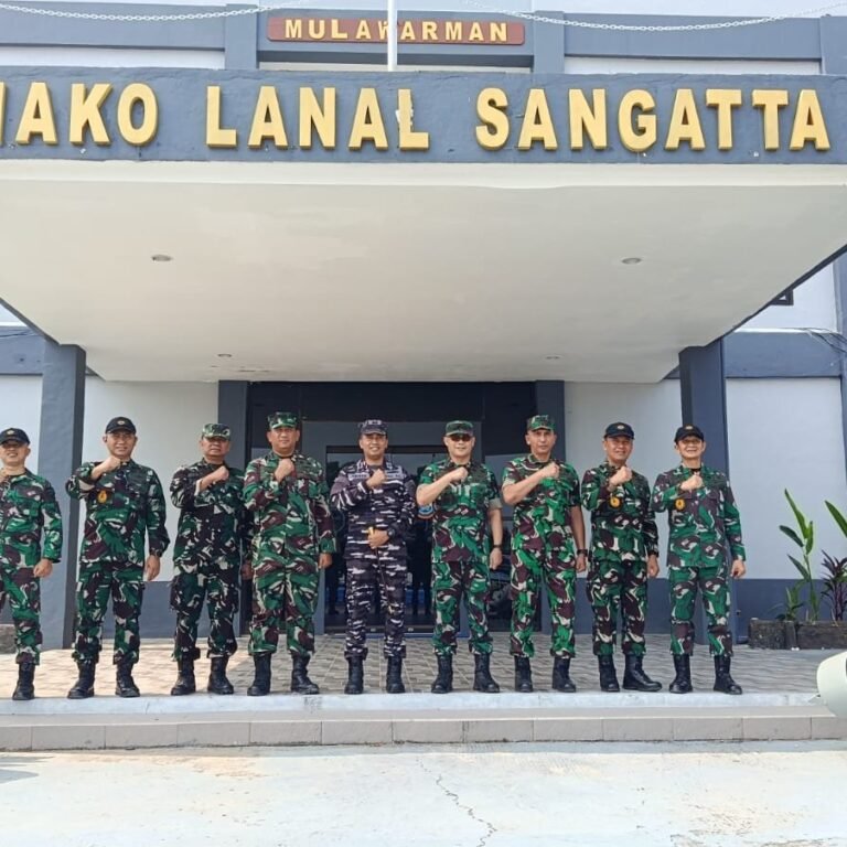 Anjangsana Sesko TNI ke Lanal Sangatta Bertujuan Pererat Komunikasi