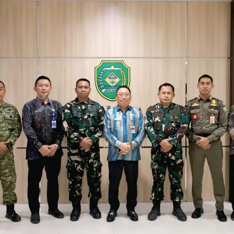 Koordinasi Tim Mabes TNI dan Pemkab Tapin Tingkatkan Kesiapsiagaan Hadapi Karhutla