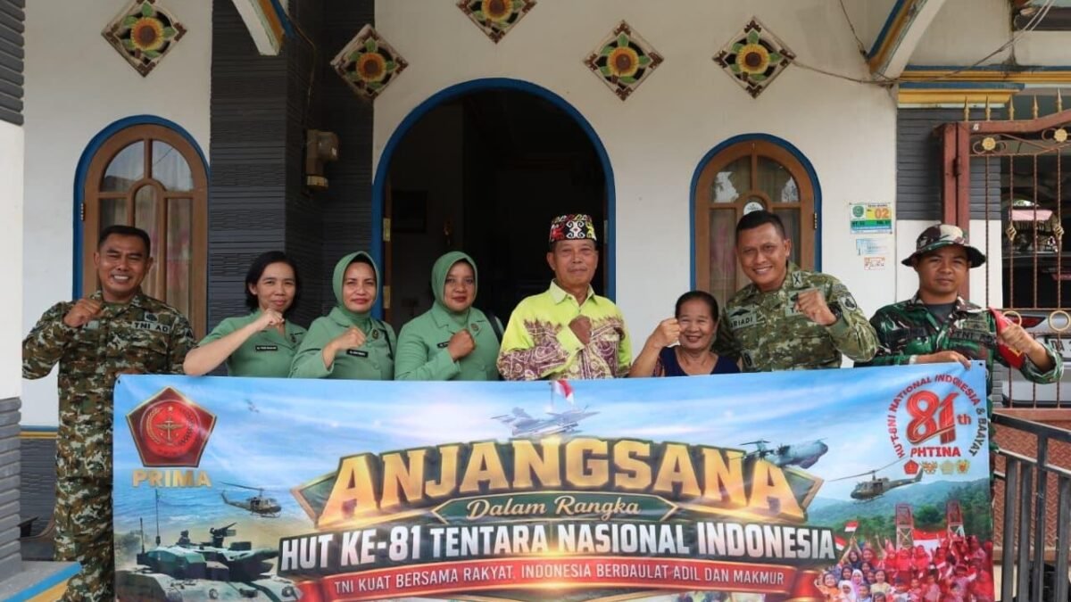 Sambut HUT ke-81, Kodim 1010/Tapin Lakukan Anjangsana ke Tokoh Adat, Warakawuri dan Veteran