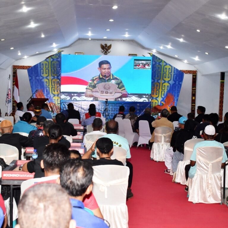 Merauke Gelar Open Tournament Domino Orado 101 Sambut HUT TNI ke-81