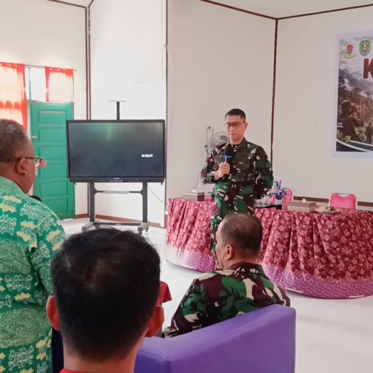 Penyuluhan Karhutla oleh Tim Dik Reg Sesko TNI Digelar di Sangatta Selatan