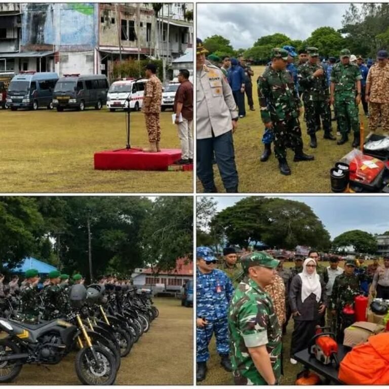 Cegah Karhutla, Kodim 0112/Sabang Ikuti Gelar Pasukan di Lapangan Yos Sudarso