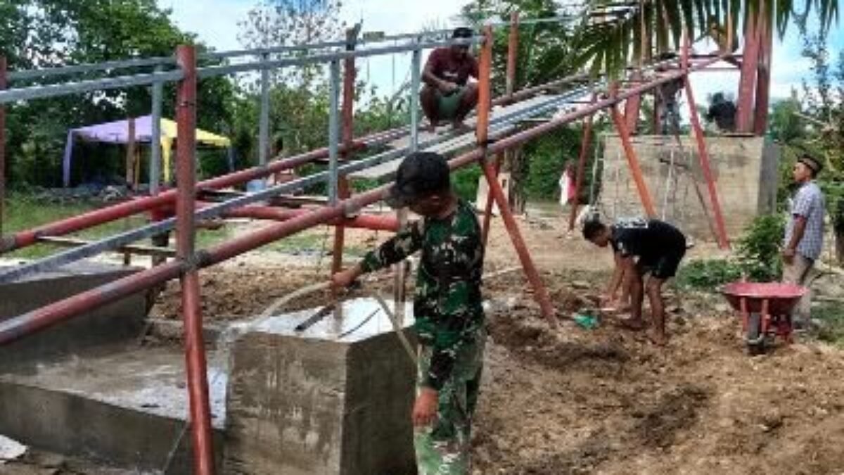 Perakitan Rangka Tiang Pylon Digenjot, Jembatan Perintis Serasah-Cibubukan Lanjut