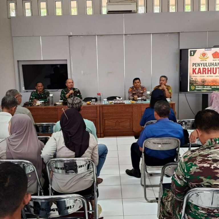 Ajakan Lawan Karhutla, Tim Sesko TNI Gelar Sosialisasi di Sangatta Utara