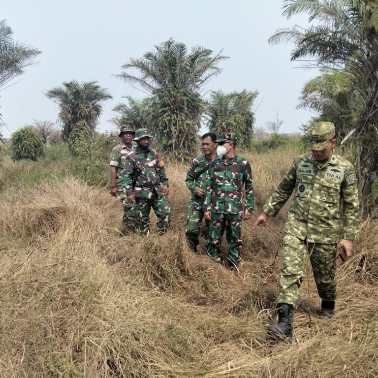 Kunjungan Tim Penyuluh Karhutla Mabes TNI ke Dua Desa di Lampihong
