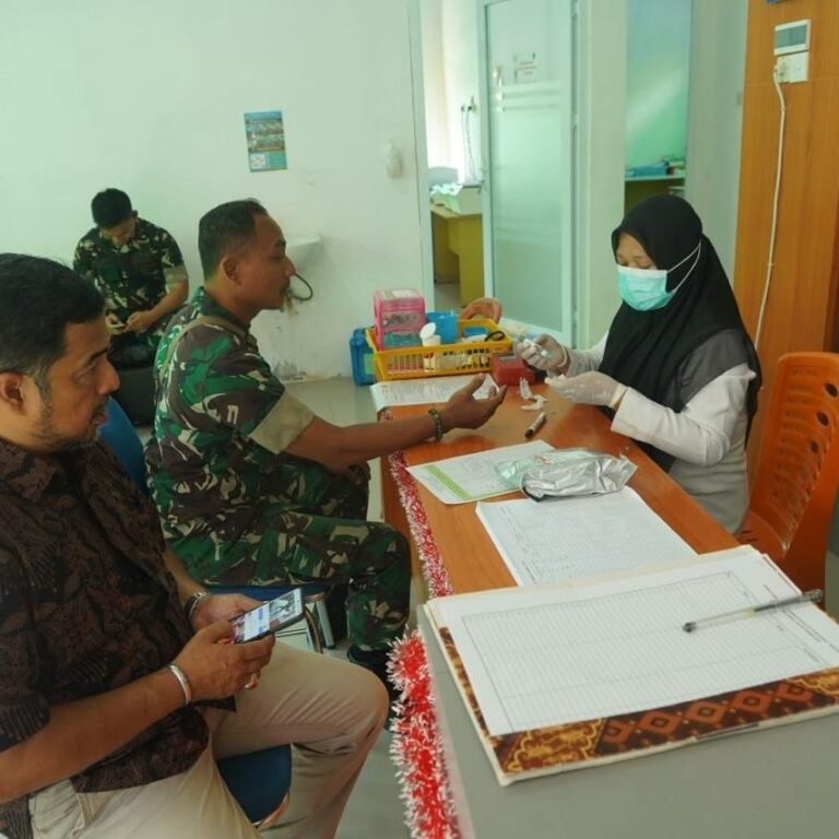 Korem 012/Teuku Umar Gelar Donor Darah di RSUD Cut Nyak Dhien