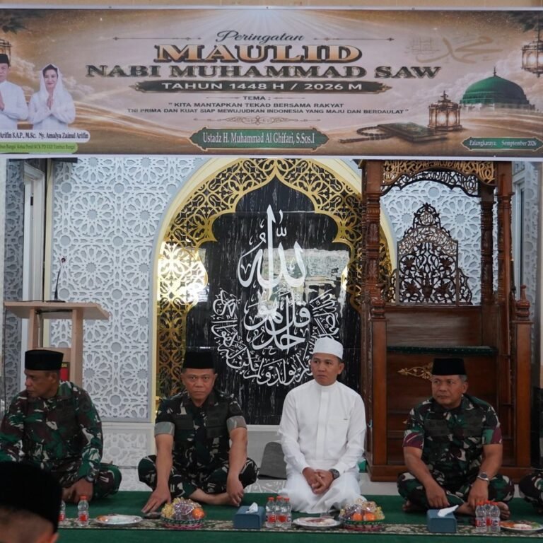 Pangdam XXII/TB Ajak Prajurit Jadikan Akhlak Rasulullah Teladan Saat Peringatan Maulid