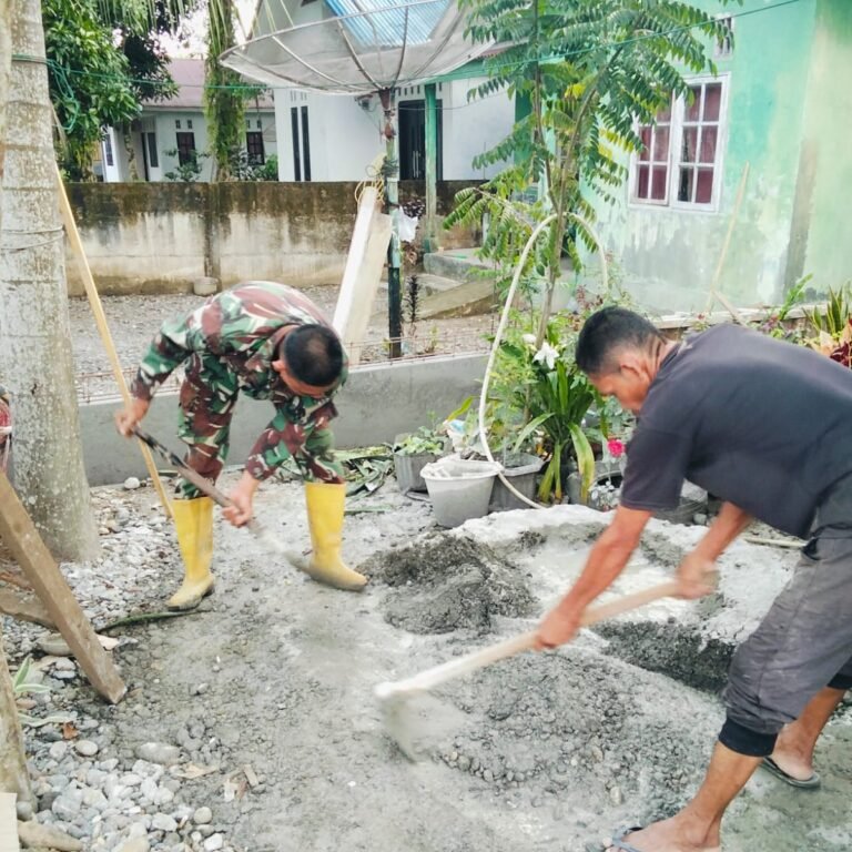 Dari Komsos, Babinsa Posramil 06/Bubon Perkuat Koordinasi dengan Masyarakat Alue Lhok