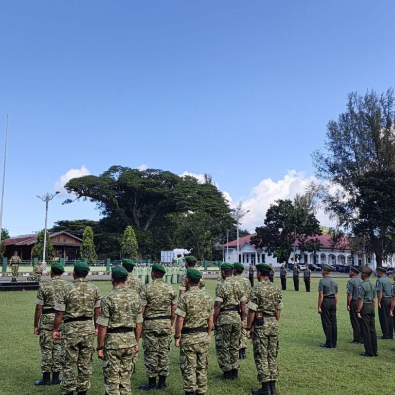 Kodim 0114/Aceh Jaya Gelar Upacara Kenaikan Pangkat Periode 1 Oktober 2026