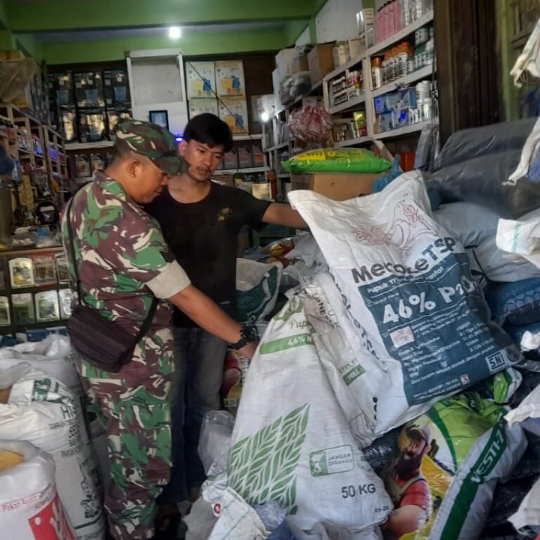 Kondisi Pasokan Pertanian Dipantau Langsung, Koramil 06/Teunom Jaga Komunikasi dengan Pelaku Usaha
