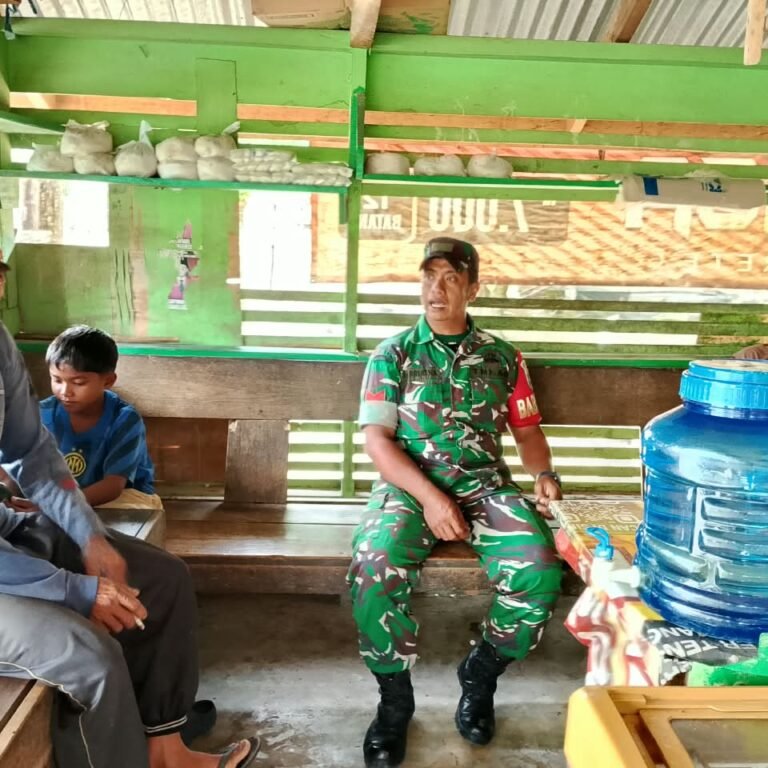 Hubungan Antarwarga Jadi Perhatian, Babinsa Koramil 05/Panga Ajak Masyarakat Saling Menghormati