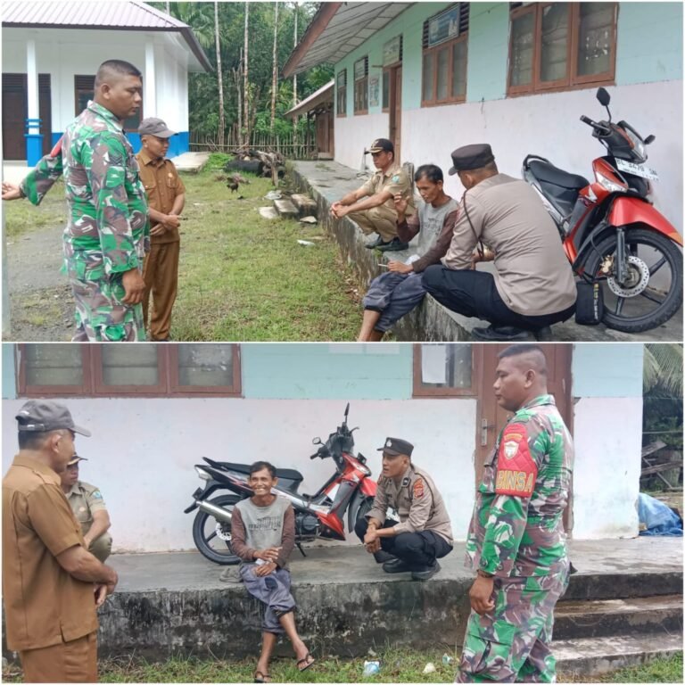 Komsos Jadi Cara Babinsa Teupah Barat Mengetahui Kondisi Warga di Wilayah Binaan