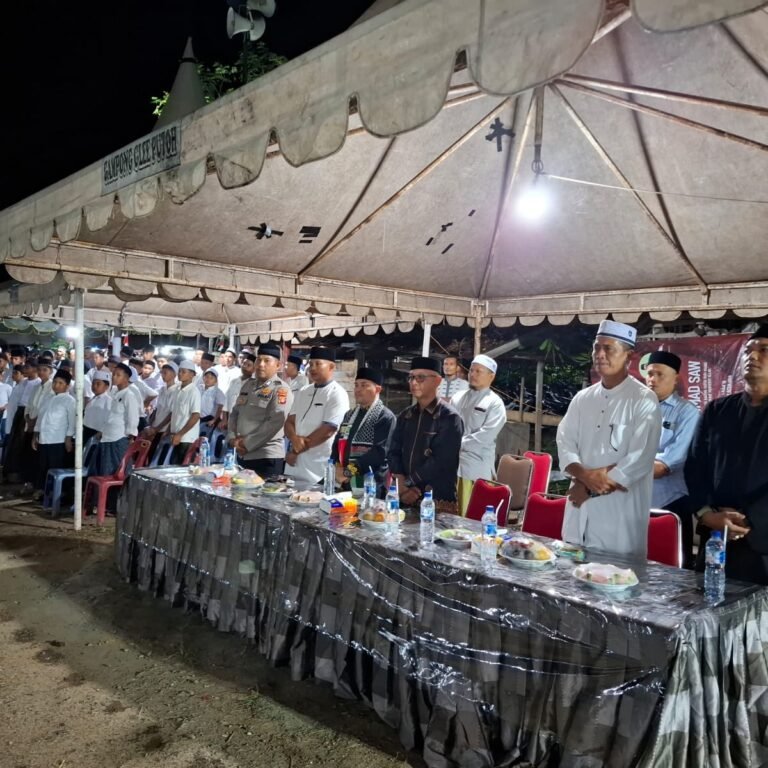 Danramil 01/Jaya Hadiri Peringatan Maulid Nabi Muhammad SAW di Glee Putoh
